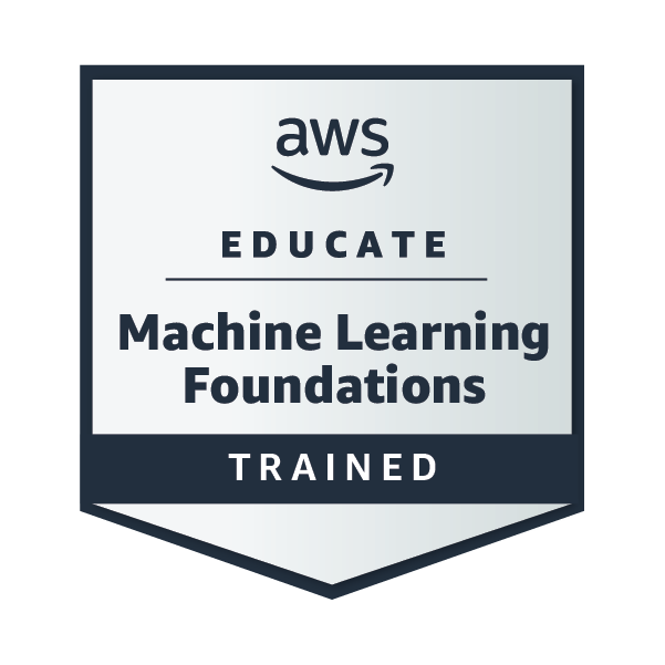 AWS Educate: Machine Learning Foundations badge